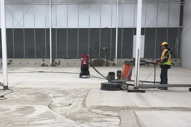 Concrete Floor Leveling by grinding