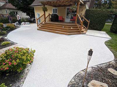 Epoxy walkways for pools and patios