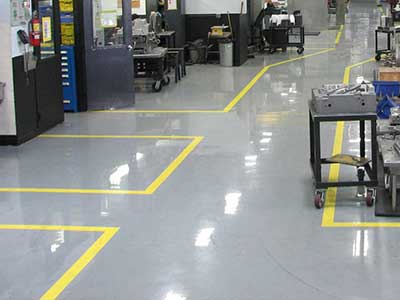 Polished Concrete Manufacturing Floor near Stratford Ontario