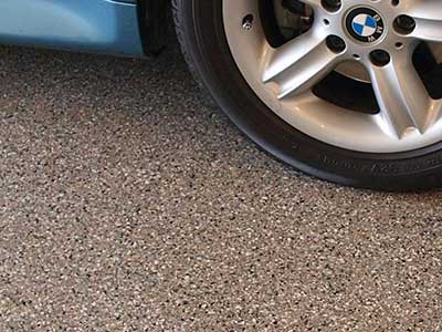 Garage epoxy floor, Stratford Ontario