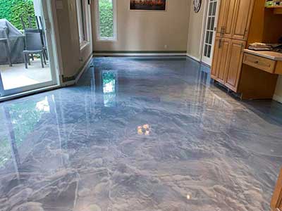 Residential epoxy Floor Company, Stratford, Ontario